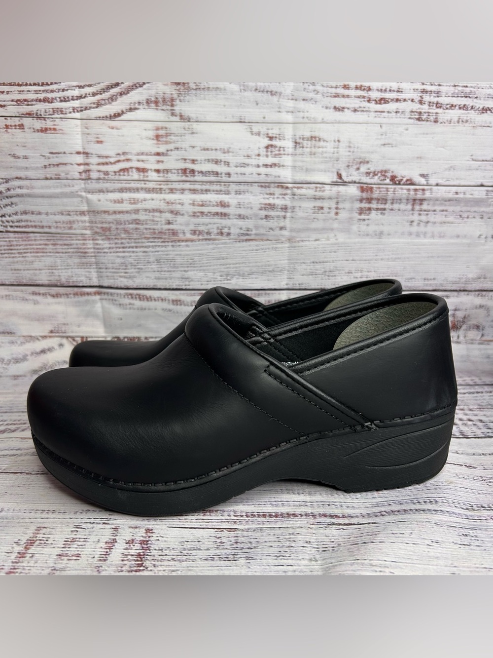 Dansko XP 2.0 Black Professional Slip Resistant Clogs EUR 37 US 6.5-7 - Picture 2 of 7